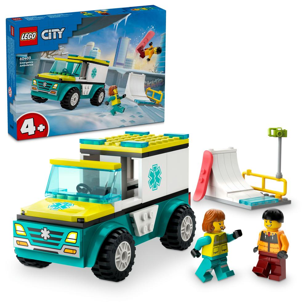 LEGO® City 60403 Sanitka a snowbordista -  - všetko pre deti