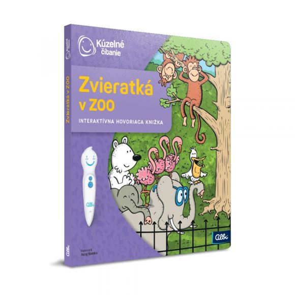 Albi PXE Kúzelné čítanie Kniha Zvieratká v Zoo