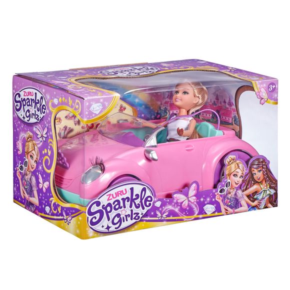 Alltoys Sparkle Girlz 10028 bábika s autom
