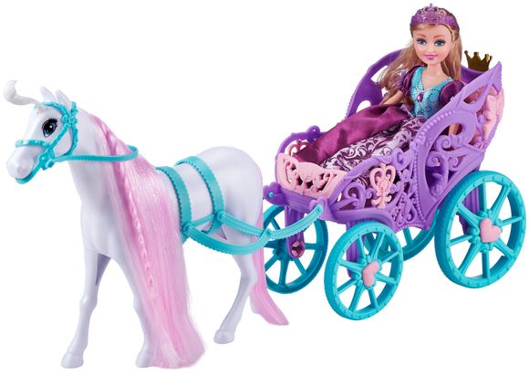 Alltoys Sparkle Girlz 10068 Princezná s koňom a kočom