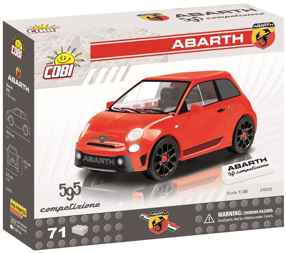 Cobi stavebnica 24502 Fiat Abarth 595, 71ks