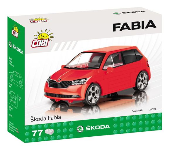 Cobi stavebnica 24570 Škoda Fabia 1:35 77ks