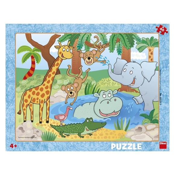 Dino 322233 puzzle 40 Zvieratká v lese