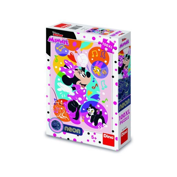 Dino 394186 puzzle Neon MINNIE 100 XL