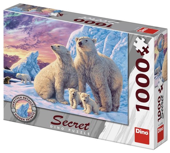 Dino 532786 Puzzle 1000 Ľadové medvede