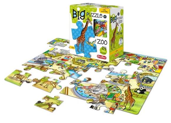 Efko 54615 Puzzle BIG ZOO BABY