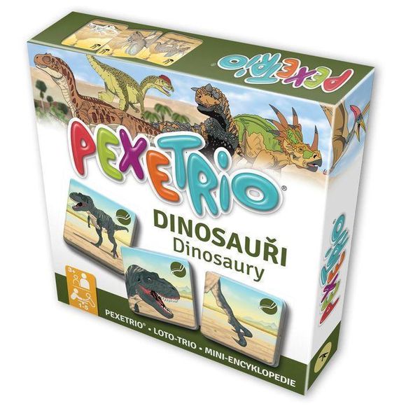 Efko 8836 Pexeso Dinosaury, pevné kartičky