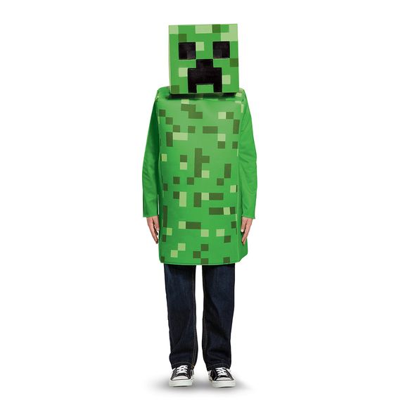 Epline 65642K Minecraft - Creeper kostým, 7-8 rokov