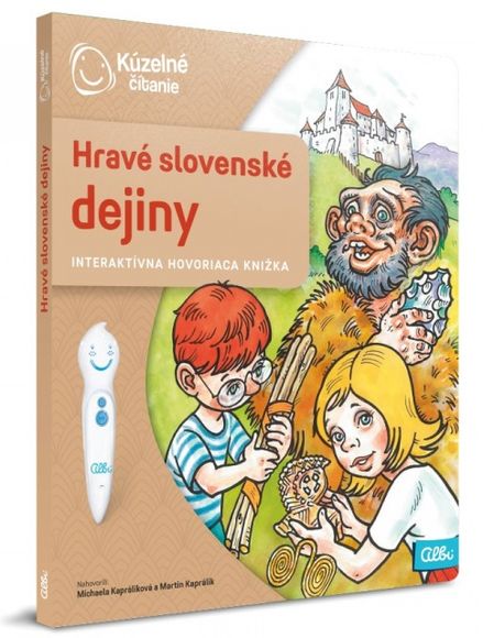 Albi QC0 Kúzelné čítanie Kniha Hravé slovenské dejiny