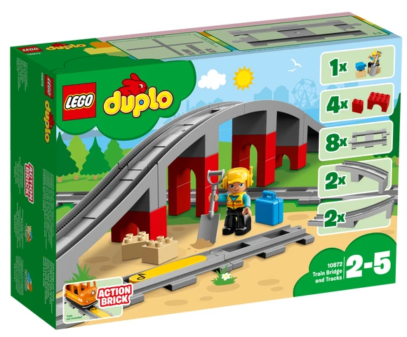 LEGO® Duplo 10872 Vlakový most a koľajnice