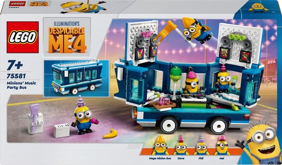 LEGO® Ja, zloduch 4 75581 Mimoni a ich hudobný párty autobus