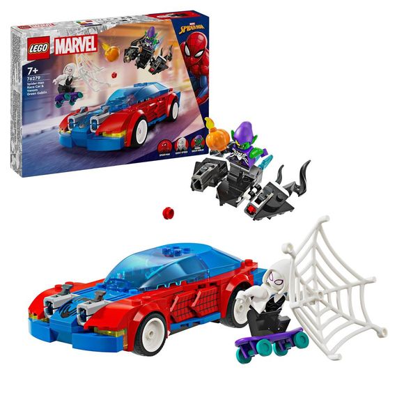 LEGO® Marvel 76279 Spider-Manovo pretekárske auto a Venomov Zelený goblin