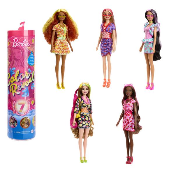 Mattel Barbie HJX49 Color reveal sladké ovocie