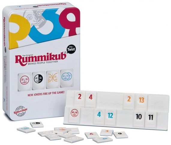 Piatnik hra Rummikub TWIST Mini, plechovka