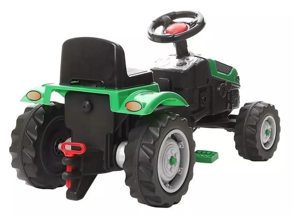 Pilsan 07314Z Traktor šliapací s volantom zelený