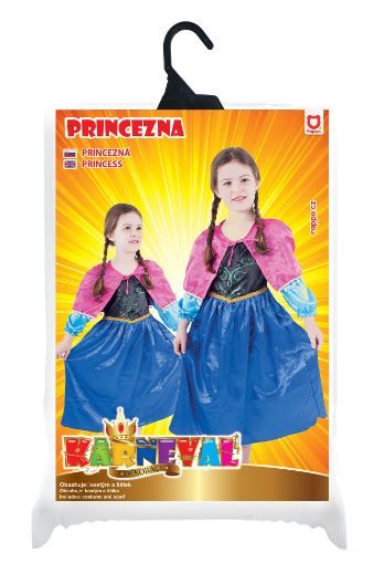 Rappa 104945 Frozen Anna kostým, 6-8 rokov (M)