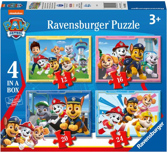 Ravensburger 030651 puzzle 4v1 Paw Patrol
