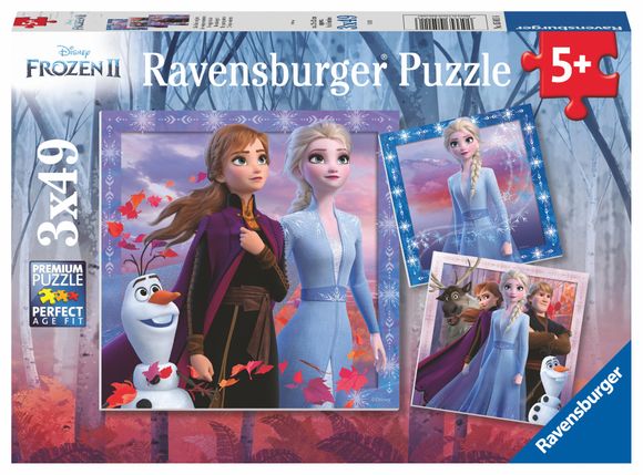 Ravensburger 050116 puzzle 3x49 Disney Frozen 2