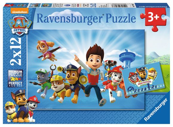 Ravensburger 075867 puzzle 2x12 Paw Patrol