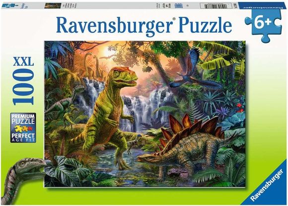 Ravensburger 128884 puzzle 100 V ríši dinosaurov
