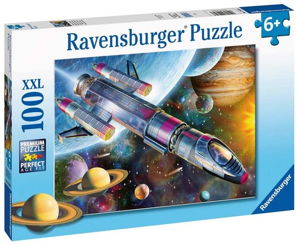 Ravensburger 129393 puzzle 100 Vesmírna misia