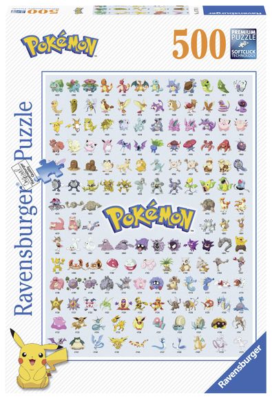 Ravensburger 147816 puzzle 500 Prvých 151 Pokémonov