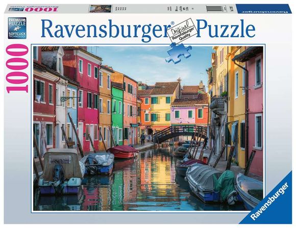 Ravensburger 173921 Puzzle 1000 Burano Taliansko