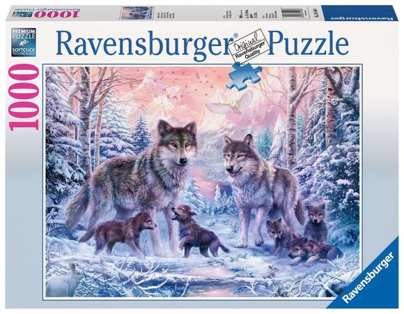 Ravensburger 191468 Arktické vlky 1000 dielikov