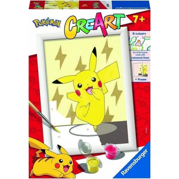 Creart 202430 maľovanie podľa čísel Pokémon Pikachu