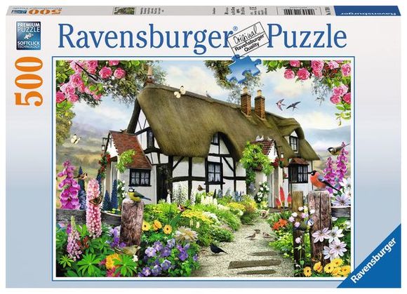 Ravensburger 147090 puzzle 500 Vysnená chata