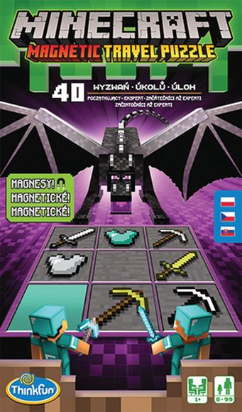 Ravensburger ThinkFun 764327 Minecraft Magnetická cestovná hra