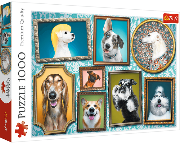 Trefl 110686 puzzle 1000 Šťastné psy