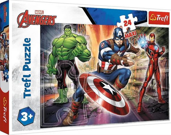 Trefl 114321 puzzle 24 Maxi Marvel The Avengers
