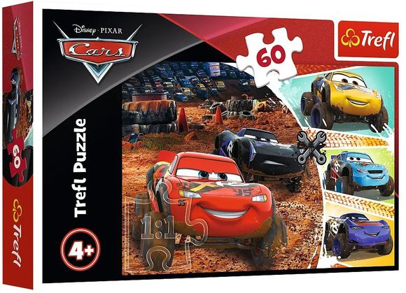 Trefl 117327 puzzle 60 McQueen s priateľmi Cars 3