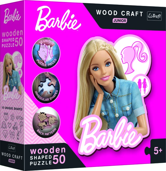 Trefl 120201 Wood Craft Junior 50 - Barbie
