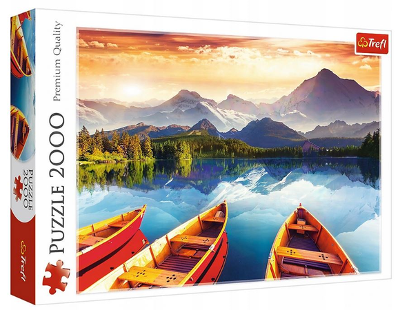 Trefl 127096 puzzle 2000 Krištáľové jazero v Tatrách