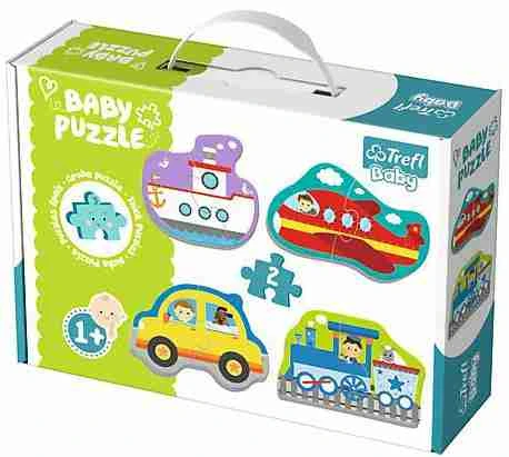 Trefl 136075 Baby puzzle dopravné prostriedky