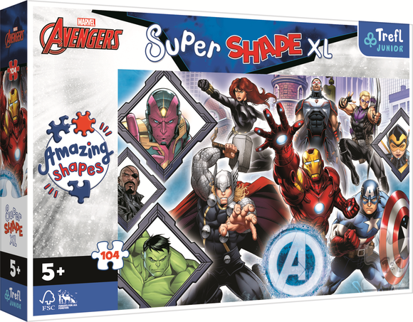 TREFL 150018 Puzzle 104 XL Avengers